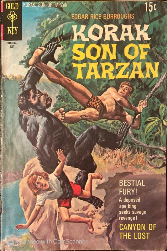 Gold Key Comics Korak Son of Tarzan #36 Bronze Age 1970