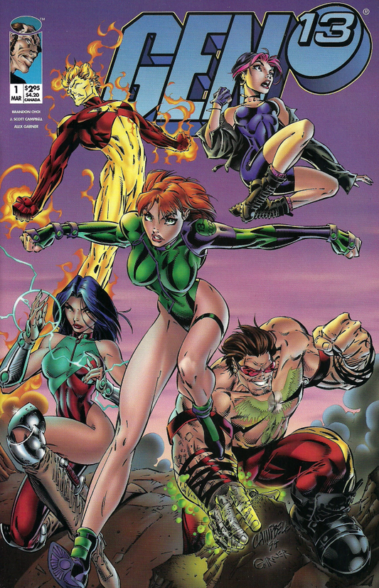 Image Comics Gen13 #1 Modern Age 1995