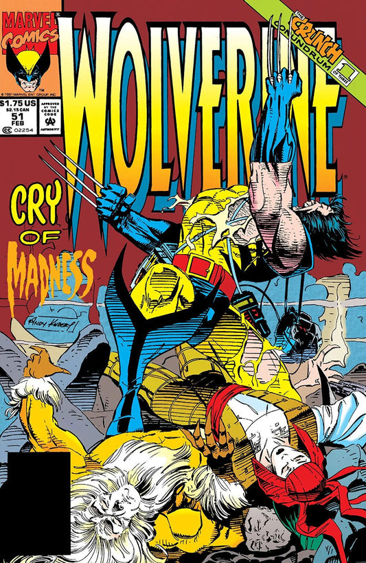 Marvel Comics Wolverine #52 Copper Age 1991