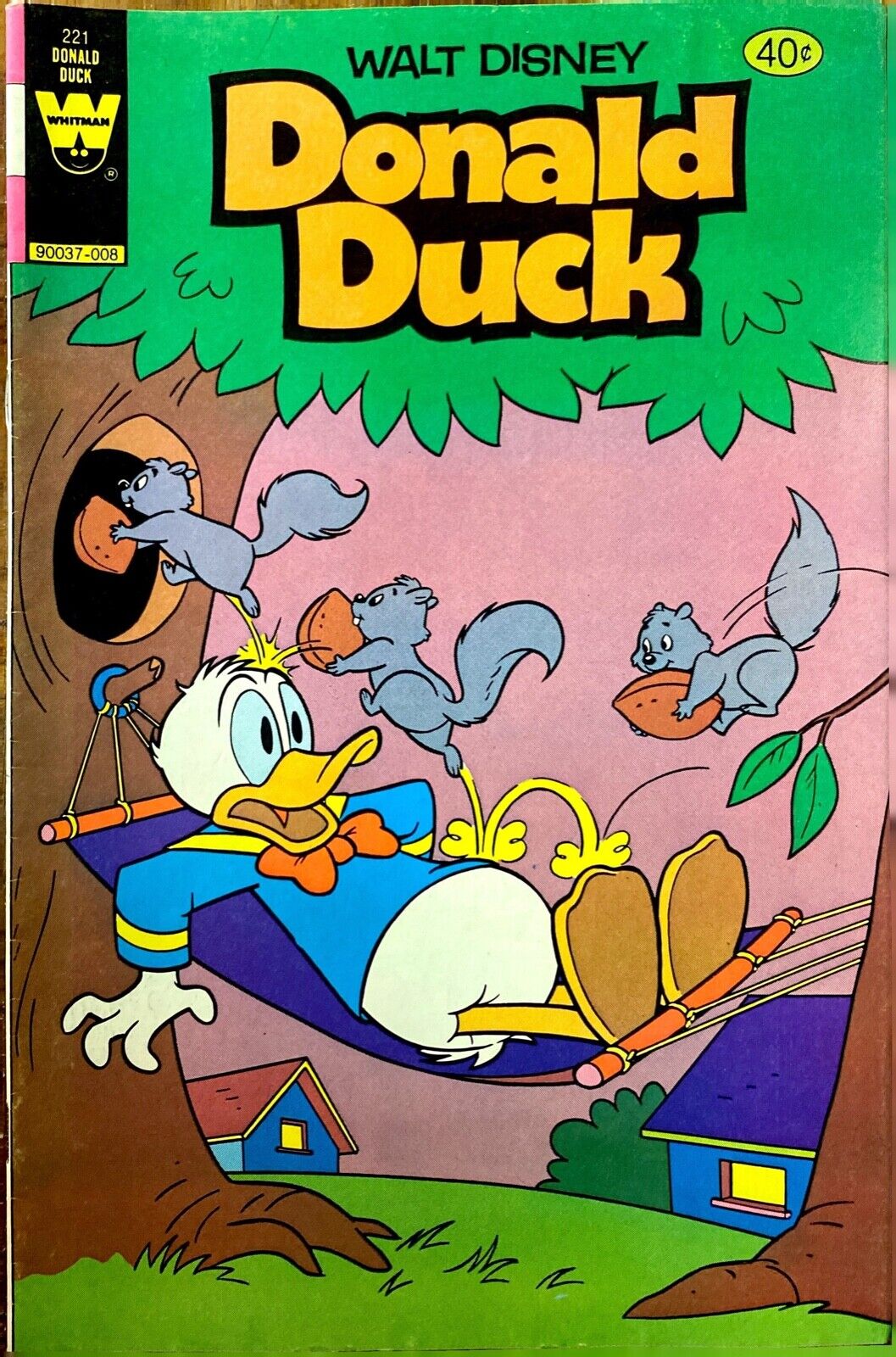 Whitman Comic Donald Duck #221 Bronze Age 1980 Walt Disney