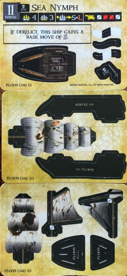 WizKids Pirates CSG of the Spanish Main PS-009 Sea Nymph