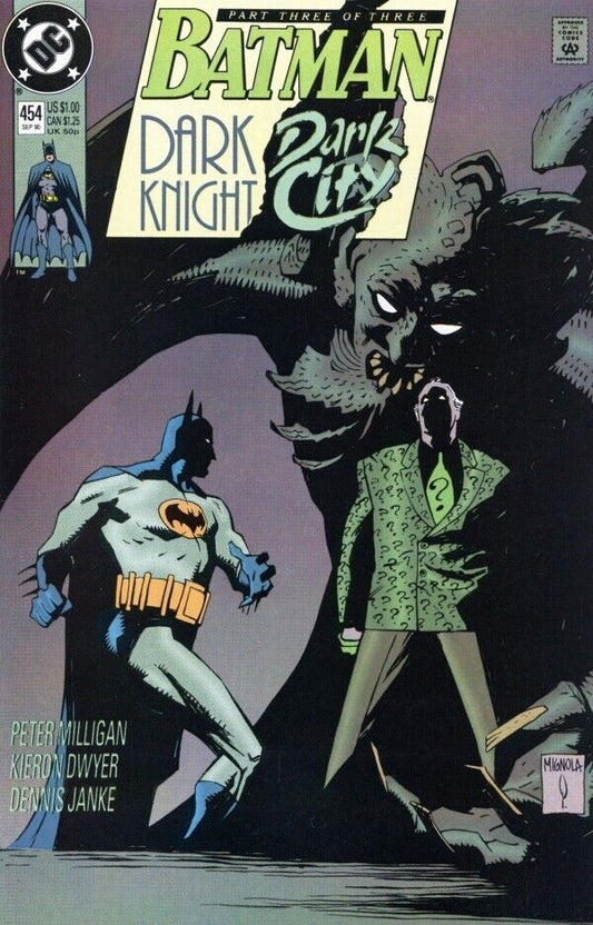 DC Comics Batman #454 Copper Age 1990 Mignola