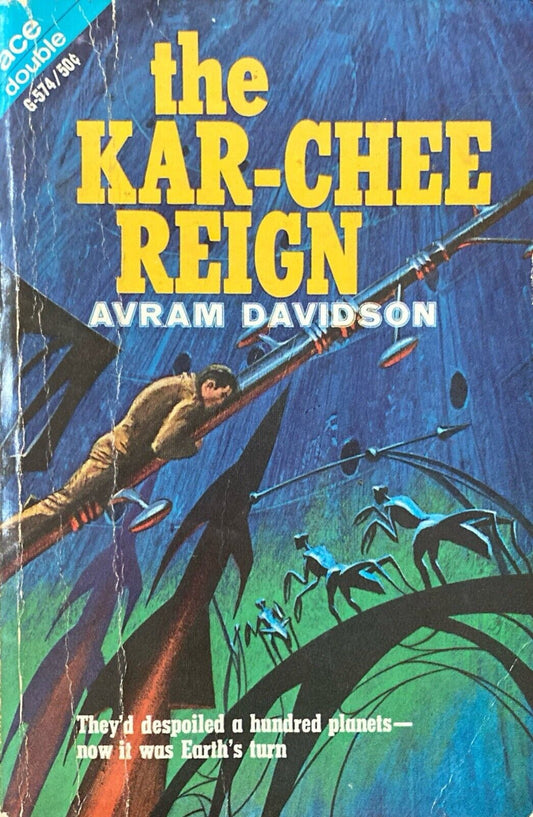 Rocannon's World/The Kar-Chee Reign by Le Guin/Davidson 1966 Ace Double G-574