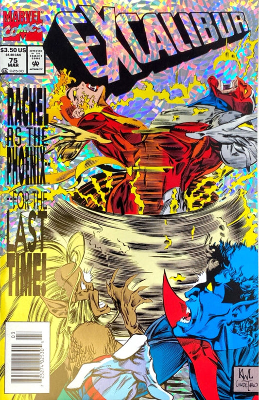 Marvel Comics Excalibur #75 Modern Age 1994 Newsstand