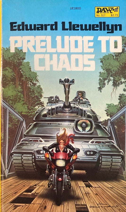 Prelude to Chaos by Edward Llewellyn 1983 Daw No. 517 UE1800 Paperback