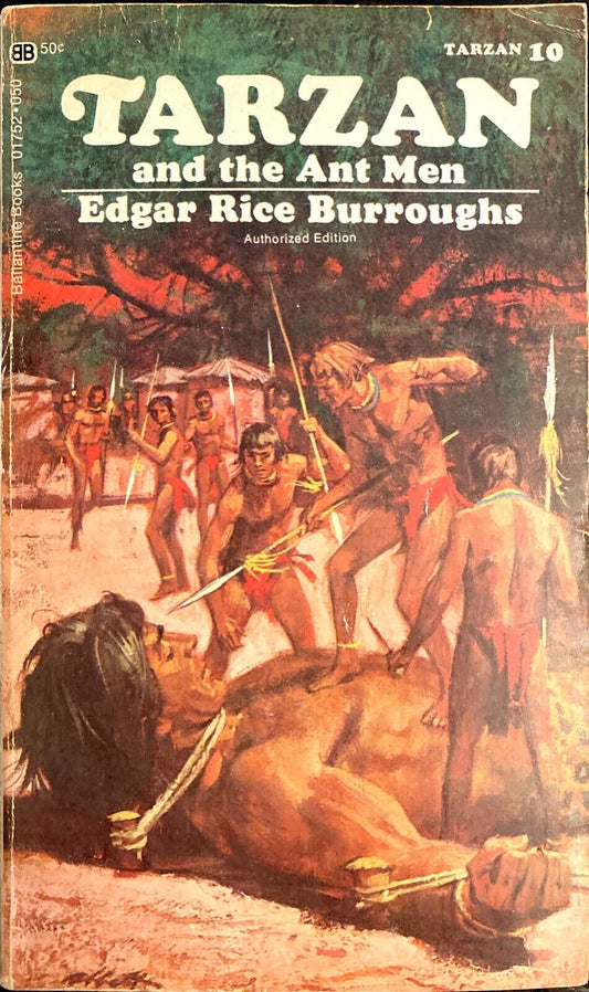 Tarzan and the Ant Men by Edgar Rice Burroughs 1969 Ballantine 01752 Paperback