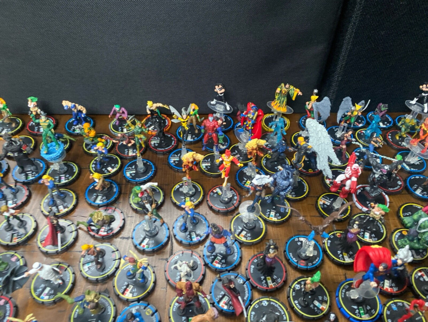 Large Lot 275 WizKids Heroclix Marvel DC Independent Hellboy Batman Rings