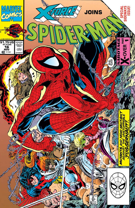 Marvel Comics Spider-man #16 Copper Age 1991