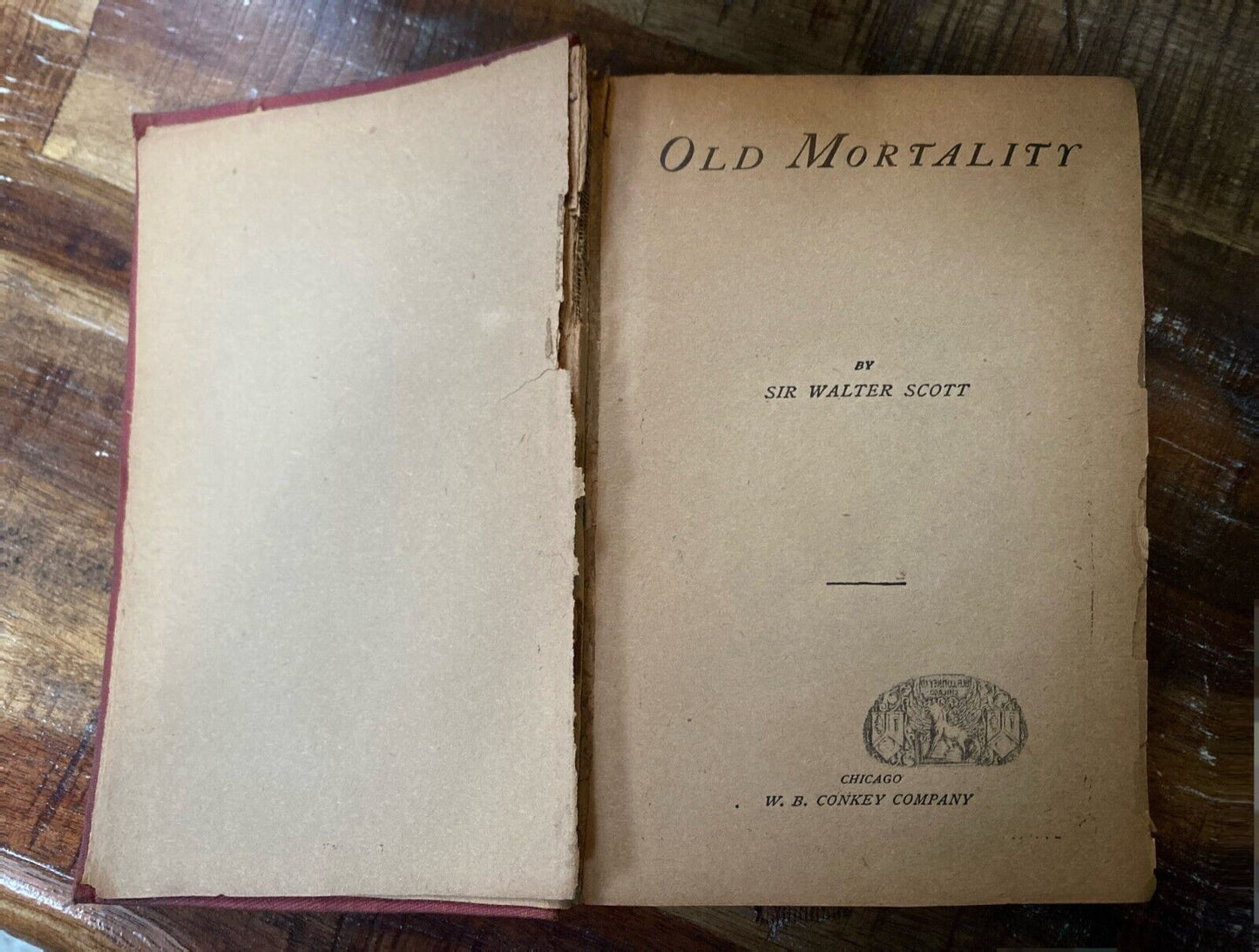 Old Mortality by Sir Walter Scott c.1890 W.B. Conkey Hardcover