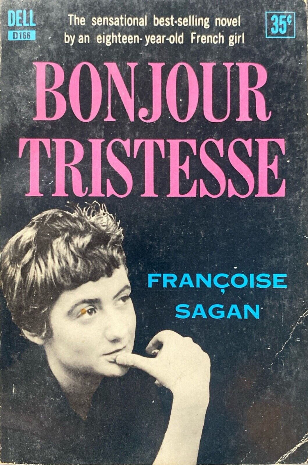 Bonour Tristesse by Francis Sagan 1955 Dell D166 Paperback