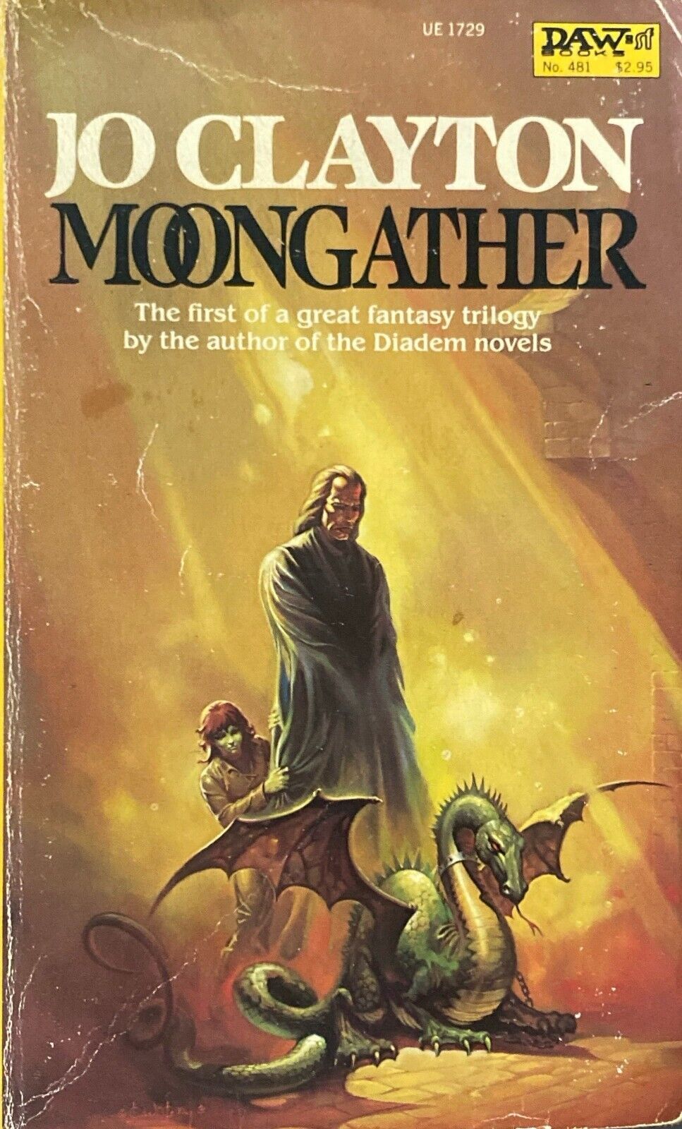 Moongather by Jo Clayton 1982 Daw UE1729 No. 481 Paperback