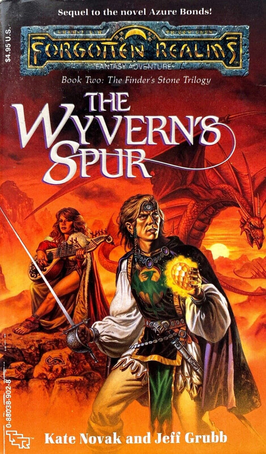 The Wyvern's Spur by Kate Novak & Jeff Grubb 1990 TSR Paperback Forgotten Realms