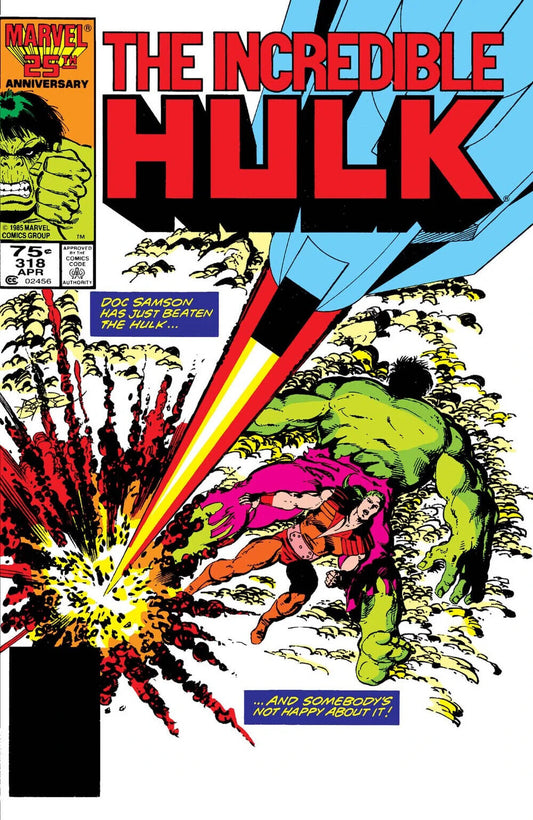 Marvel Comics Incredible Hulk #318 Copper Age 1986