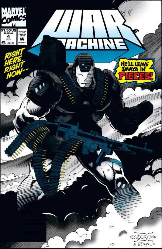 Marvel Comics War Machine #4 Modern Age 1994