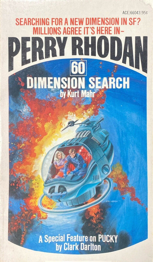 Perry Rhodan 60: Dimension Search by Kurt Mahr 1974 Ace Paperback
