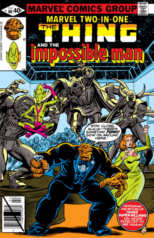 Marvel Comics Marvel Two-in-One #60 Bronze Age 1980 Impossible Man