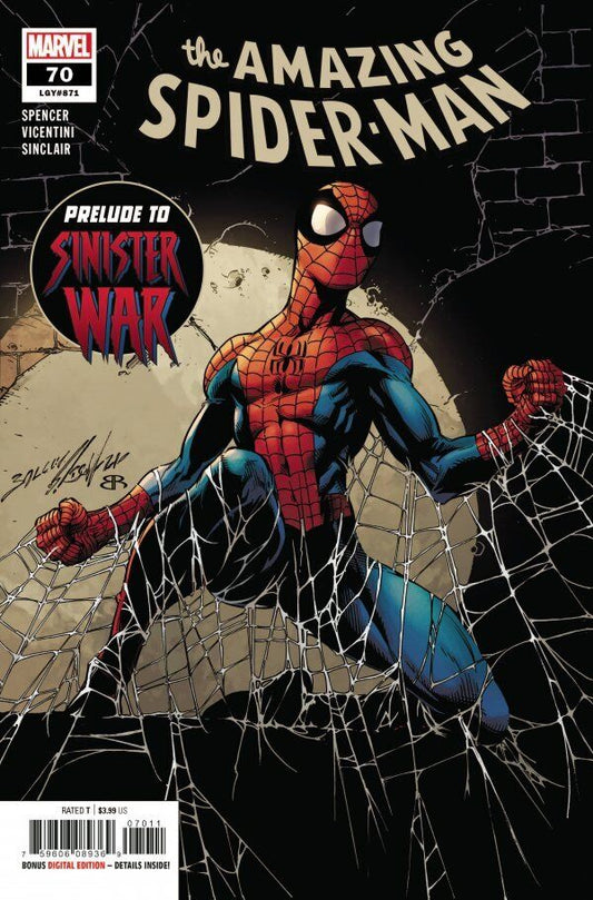 Marvel Comics Amazing Spider-man #70 Legacy #871 Modern Age 2021 Sinister War