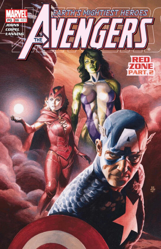 Marvel Comics Avengers #66 (Legacy #481) Modern Age 2003 Red Zone