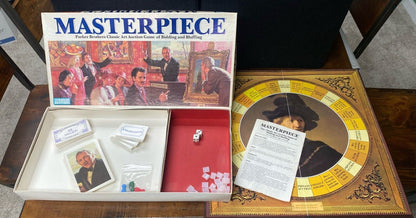 Parker Brothers Masterpiece 99% Complete Art Auction Bidding Game 1987