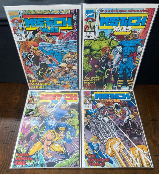 Marvel Comics UK Mys-Tech Wars #1-4 Modern Age 1993 Complete