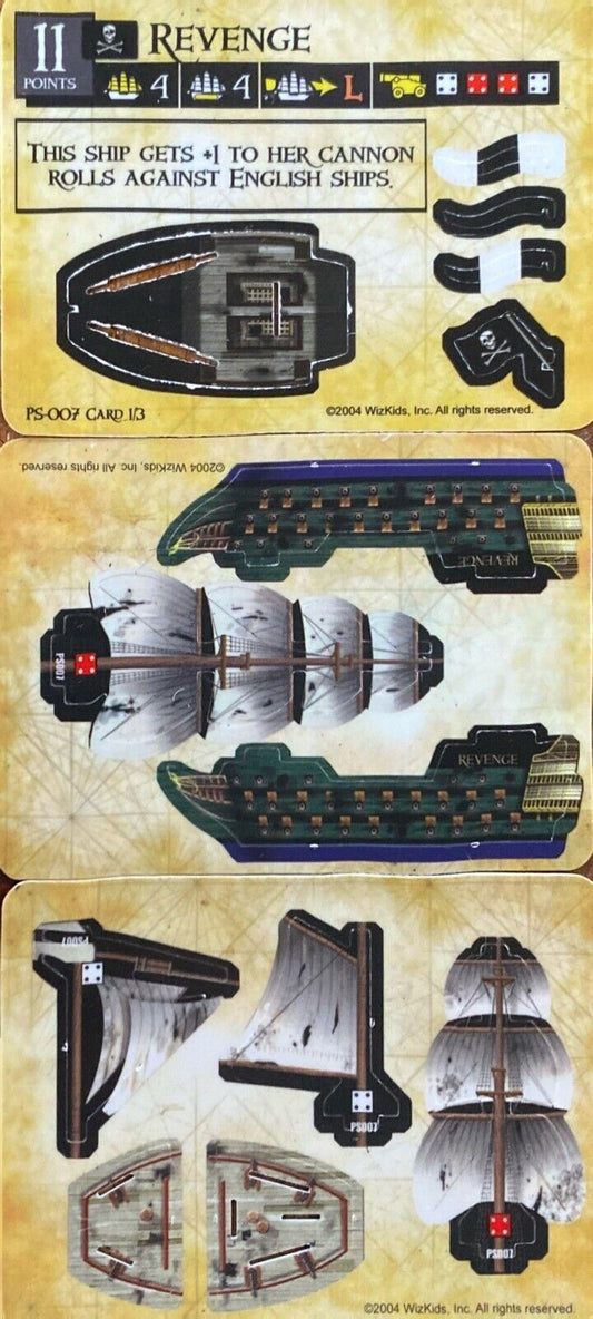 WizKids Pirates CSG of the Spanish Main PS-007 Revenge