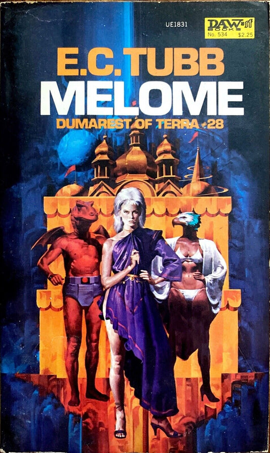 Melome by E.C. Tubb 1933 Daw UE1831 Paperback
