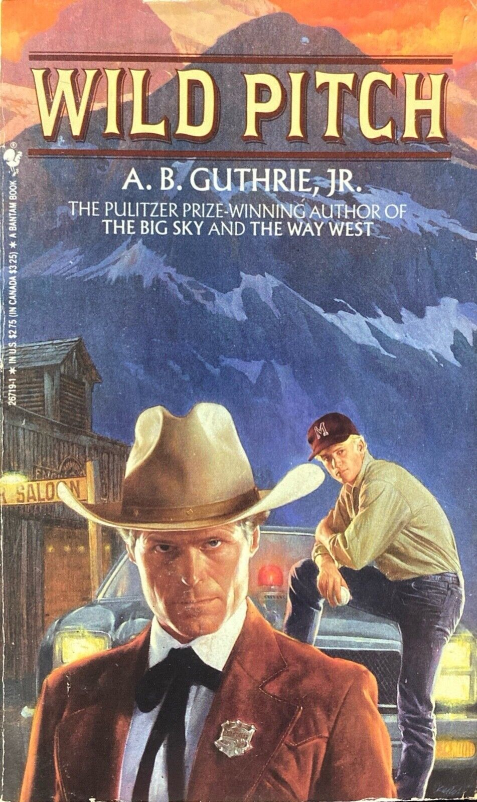Wild Pitch by A.B. Guthrie, Jr. 1987 Bantam Paperback