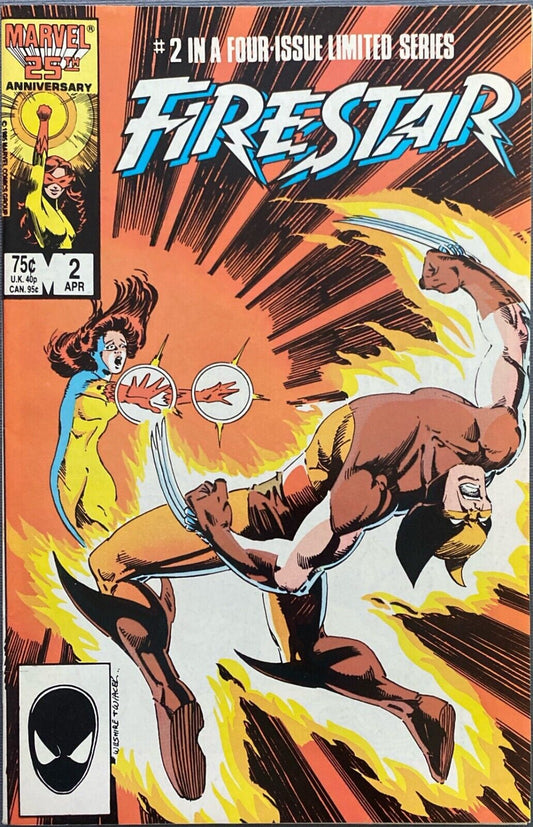 Marvel Comics Firestar #2 Copper Age 1986