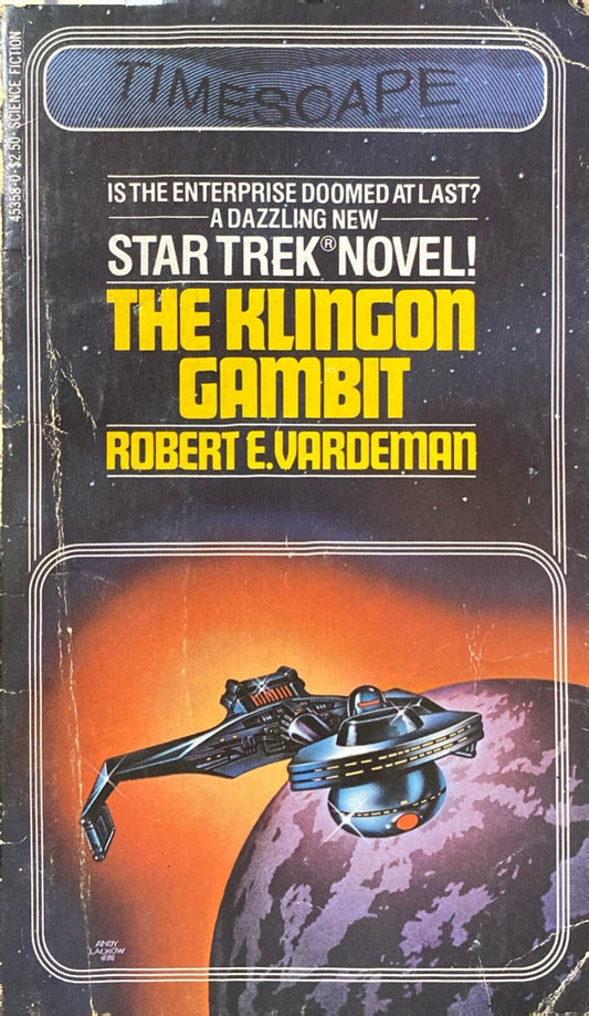 Star Trek #3: The Klingon Gambit by Robert E. Vardeman 1981 Pocket Paperback