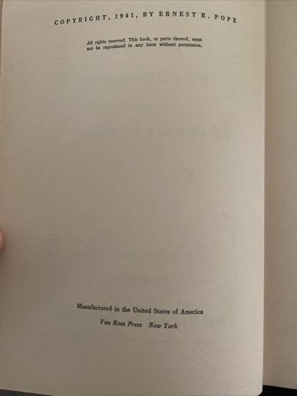 Munich Playground by Ernest R. Pope 1941 Putnam Hardcover First Edition