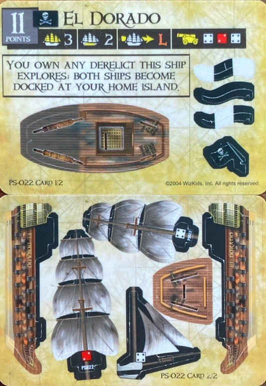 WizKids Pirates CSG of the Spanish Main PS-022 El Dorado