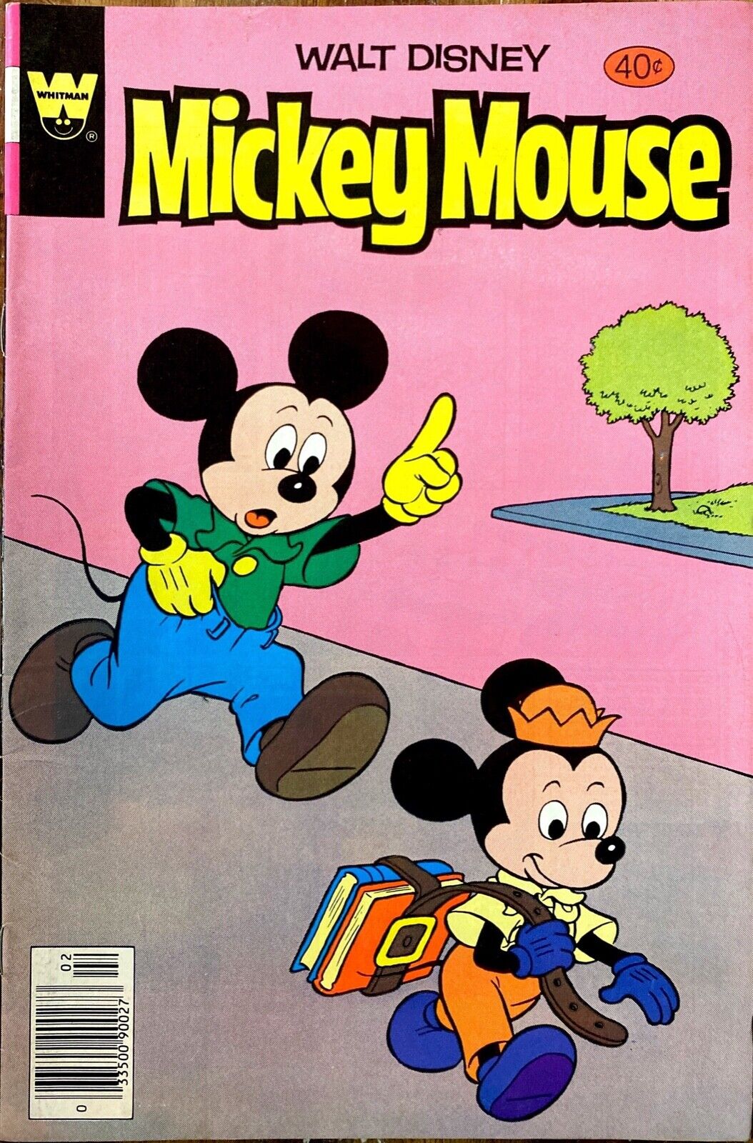Whitman Comic Mickey Mouse #204 Bronze Age 1980 Walt Disney
