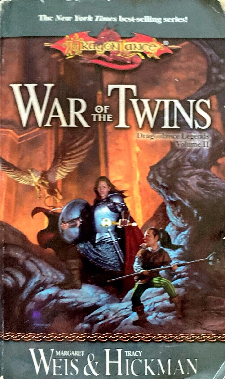 War of the Twins by M. Weis & T. Hickman 2000 Wizards Paperback Dragonlance