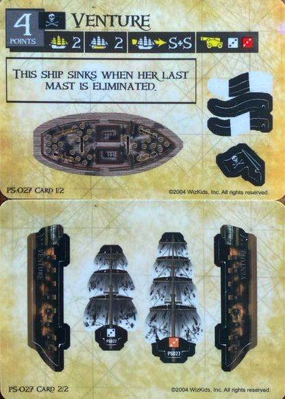 WizKids Pirates CSG of the Spanish Main PS-027 Venture