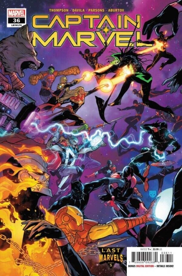 Marvel Comics Captain Marvel #36 (Legacy #170) Modern Age 2022