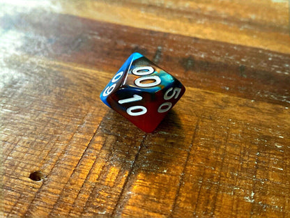 Set of 7 TTRPG Gaming Dice Dungeons & Dragons Pathfinder D20 Turquoise Tan