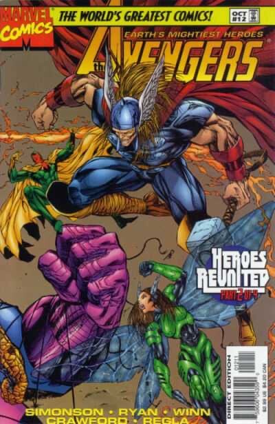 Marvel Comics Avengers #12 Modern Age 1997