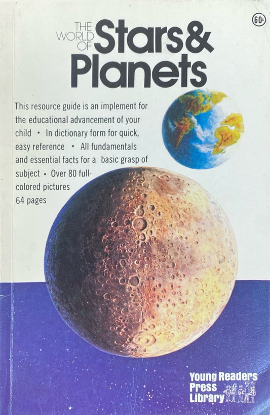 The World of Stars & Planets 1971 Young Readers Press Library Paperback