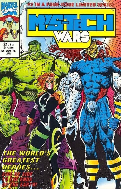 Marvel Comics UK Mys-Tech Wars #1-4 Modern Age 1993 Complete