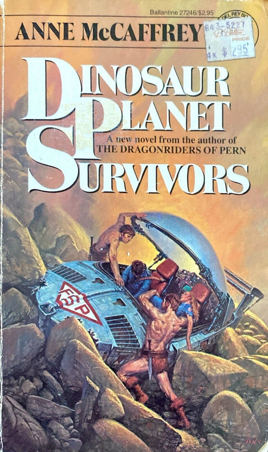Dinosaur Planet Survivors by Anne McCaffrey 1984 Ballantine Del Rey Paperback
