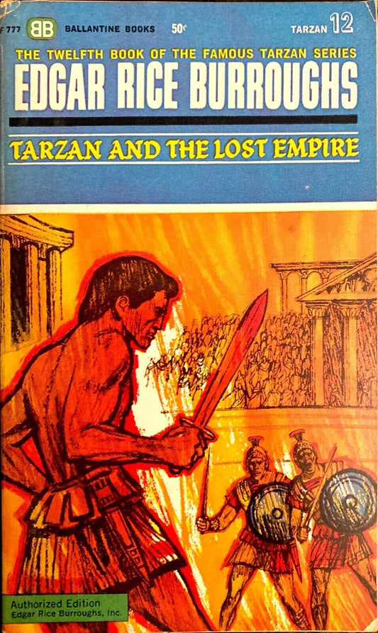 Tarzan and the Lost Empire by Edgar Rice Burroughs 1963 Ballantine 777 Paperback