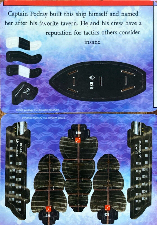 WizKids Pirates CSG at Ocean's Edge 028 Black Mongoose
