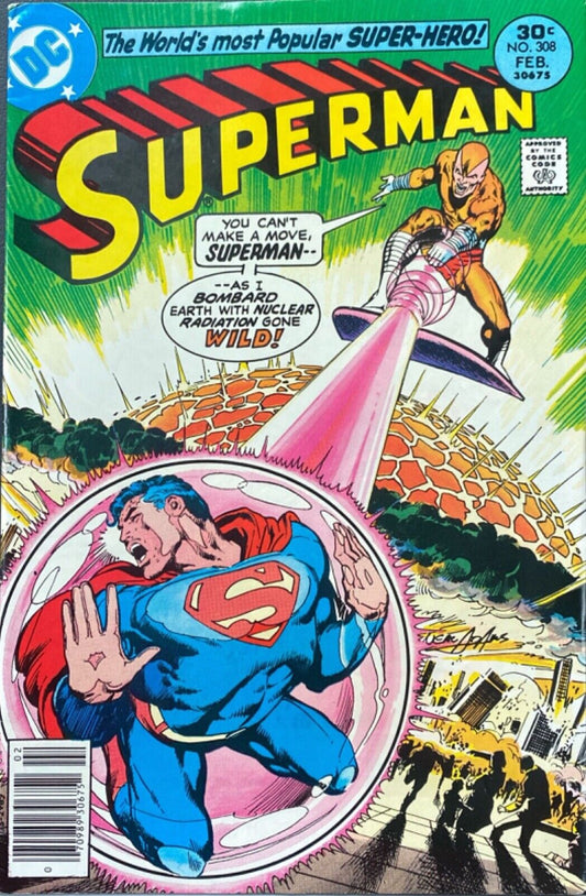 DC Comics Superman #308 Bronze Age 1977 Neal Adams
