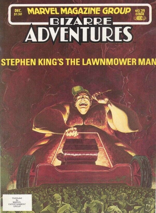 Marvel Magazine Bizarre Adventures #29 1981 Bronze Age Stephen King