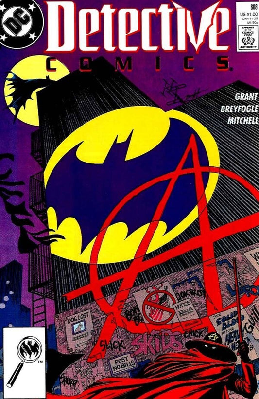 DC Comics Detective Comics #608 Copper Age 1989 First Anarky