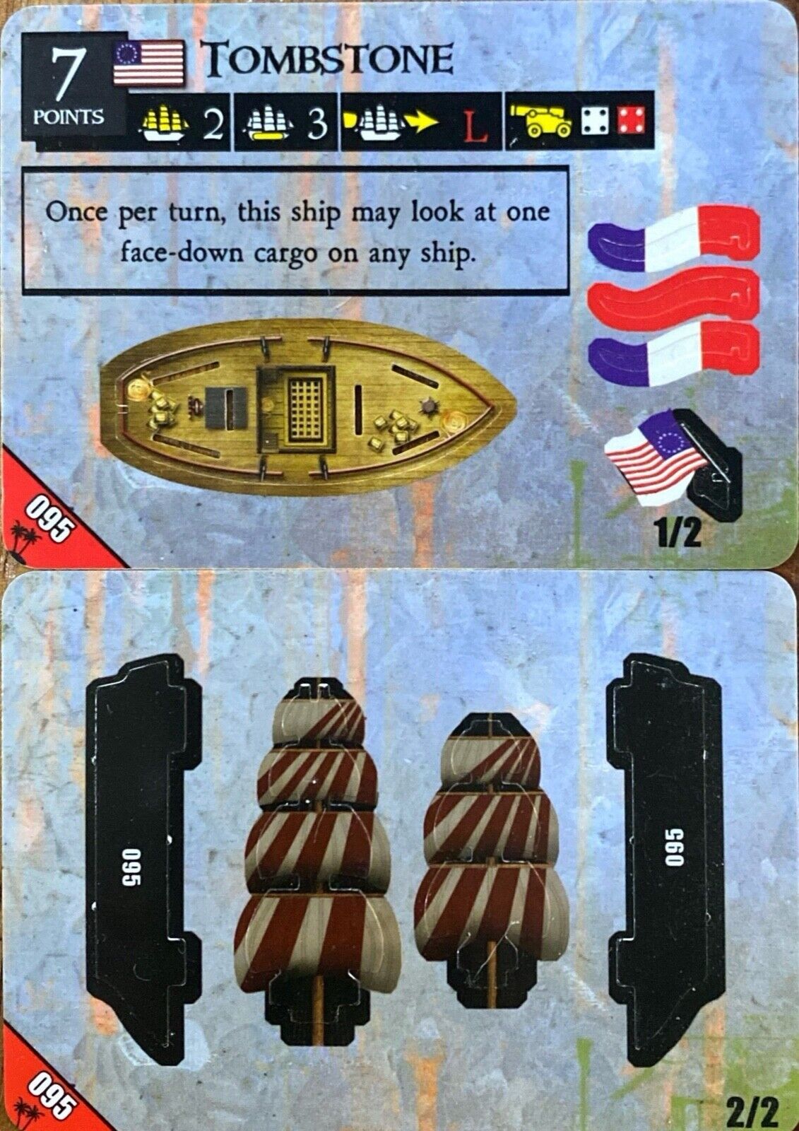 WizKids Pirates CSG of the Mysterious Isles 095 Tombstone