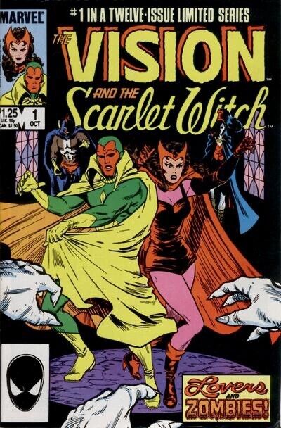 Marvel Comics The Vision and the Scarlet Witch #1 Copper Age 1985