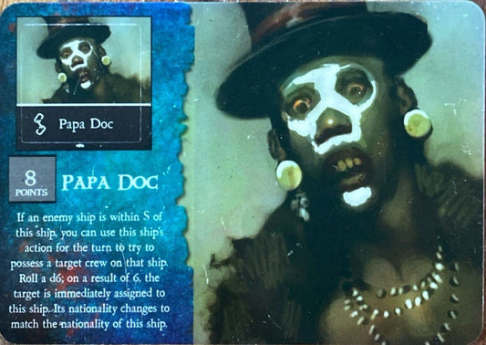 WizKids Pirates CSG of Davy Jones' Curse 024 Papa Doc Unpunched
