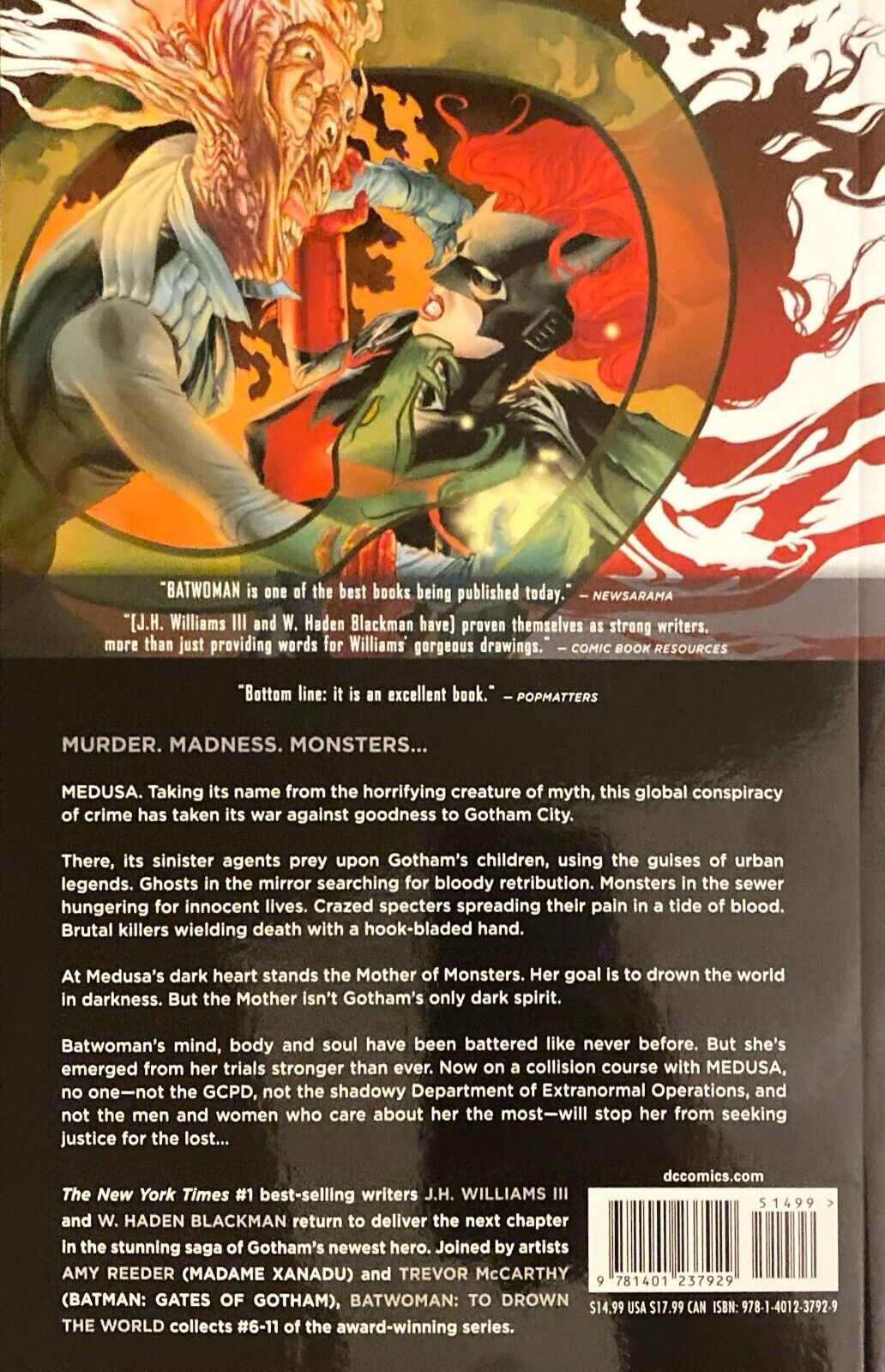 DC Comics Batwoman Volume 2: To Drown the World 2013 Paperback TPB