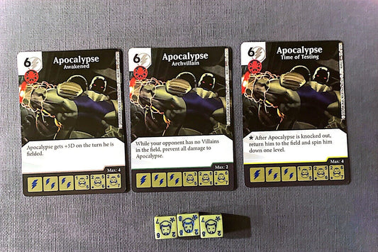 Wizkids Marvel Dice Masters Uncanny X-Men Apocalypse Set CUR Rare +3 Dice